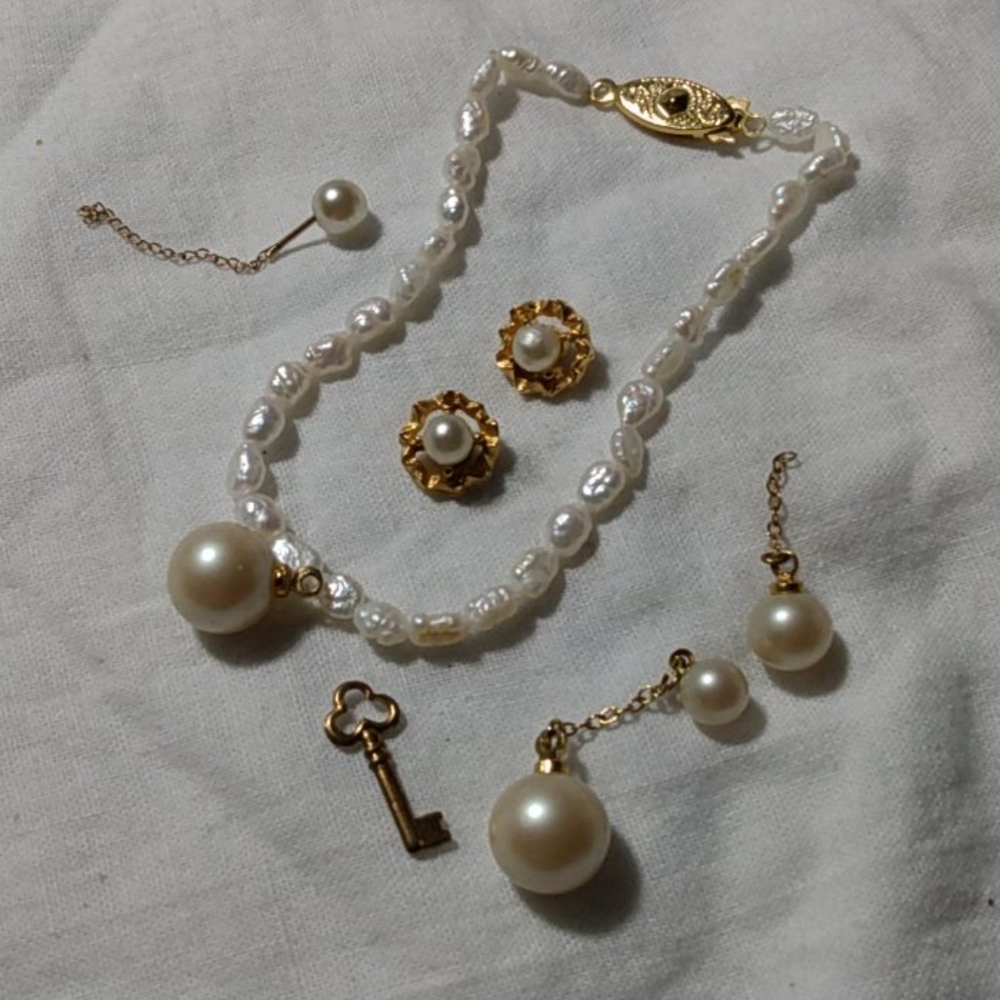 Vintage Faux & Real Pearls for Jewelry Repurposing